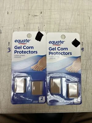 Lot Of 2 Equate Gel Corn Protectors 2 count Cushion Protect Moisture - Image 1 of 2