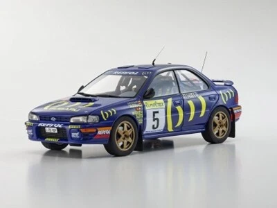 KS08962B KYOSHO 1:18 Subaru Impreza 1995 Monte Carlo #5 2023 Shizuoka Hobby Show - Image 1 of 4