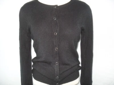 Cárdigan Mercer Street Studio Negro Suéter Abotonado Pequeño Nuevo Foto 1 de 4