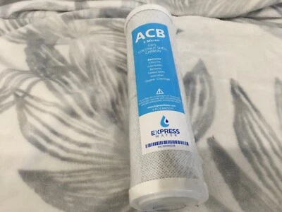Activated Carbon Block Water Filter Replacement 10 inch 5 Micron ACB New - Image 1 of 4