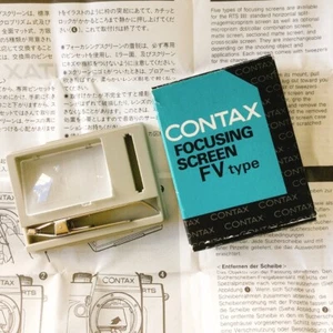 Contax Focusing Screen FV-4 Grid Mat Type for RTSⅢ English instructions in Box - Picture 1 of 10