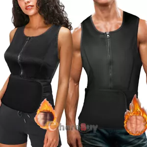 Fajas Reductoras Hombres Mujeres Entrenador de Cintura Modelador Corporal Chaleco Adelgazante Corsé Faja - Imagen 1 de 28