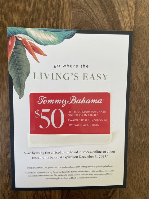 Tommy Bahama eGift Card