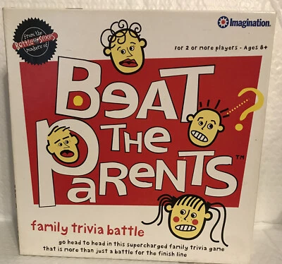 Imagination Beat The Parents Board Game For 2 Or More! 8+ Age Family Trivia - Image 1 of 4