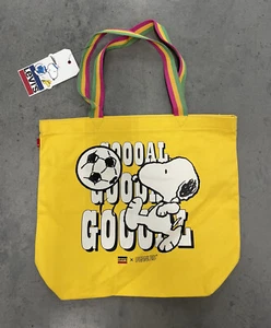 LEVIS X PEANUTS SNOOPY Goal Tote Bag Yellow New Rare! - Picture 1 of 6