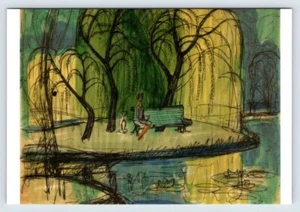 Tarjeta postal de estudio de Disney arte conceptual de cien dálmatas AF547 - Imagen 1 de 2
