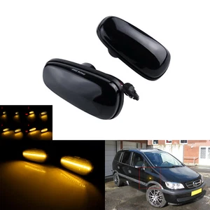 2x Dynamic LED Side Indicator Repeater Light For Vauxhall Astra G MK IV Zafira A - Picture 1 of 12