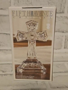 fifth avenue crystal 7” decorative cross Crystal - Picture 1 of 6
