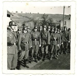 Orig. Foto 36.ID Soldaten I.R.87 in MANDEL b. Bad Kreuznach 1940