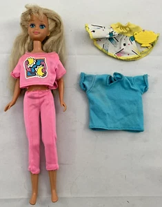 Barbie Cool Tops Skipper Puppe 4989 Teenager Schwester Mattel Vintage 80er 1989 - Picture 1 of 7