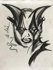 "Inner Demons" Charcoal Original lori clark Drawing 11" x 14" US Now - Picture 1 of 8