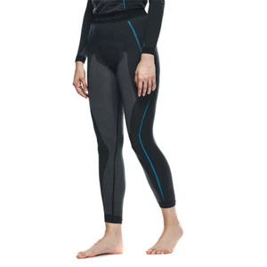 Dainese Dry Ladies Motorbike/Motorcycle Black/Blue Baselayer Dryarn Pants - Picture 1 of 8