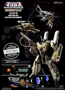 New KitzConcept Macross Robotech 1/72 VF-1S Dark Gold Ver with Fast Pack Armour - Picture 1 of 3