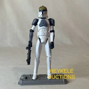 Star Wars Figure Clone Tank Gunner Version 1 Clone Wars Collection 36 2009 CW36 - Picture 1 of 11