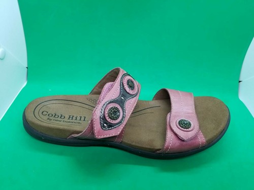 Sandalo donna Cobb Hill in pelle rosa New Balance Slide taglia 11 M