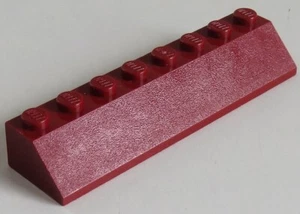 LEGO - Dachstein / Slope 45 2 x 8, rojo oscuro # 4445 - Imagen 1 de 1