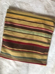 Pottery Barn Throw Pillow Woven Southwest Tapestry Stripe Cover 26x26 - Picture 1 of 5