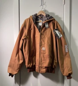 NEW Vintage Carhartt Law And Order Criminal Intent Crew Jacket. Large - Picture 1 of 8