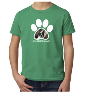 Custom Dog Tees, Add your Dog to a T-shirts, Kids Custom Dog Face T-shirts - Picture 1 of 10