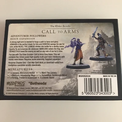 Elder Scrolls Call to Arms  Modiphius Adventurer Followers D&D MUH052024 - Image 1 of 4