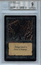 MTG Beta Evil Presence  BGS 9.0 (9) Mint Card Magic  WOTC amricons 4728