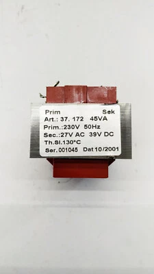 Transformateur 220v - 230v 27v 45VA - Transfo pas 24v - Photo 1/4