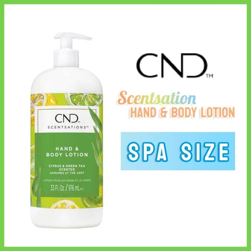 CND Scentsation Hand & Body Lotion NEW DESIGN 33fl oz [Citrus & Green Tea] - Image 1 of 1