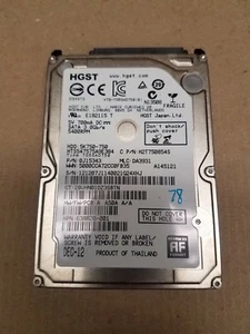 HGST Laptop Hard Drive HDD 5K750-750 0J15343 638820-001 HP 750GB 2.5" - Picture 1 of 1