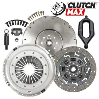 13" HD CLUTCH KIT+FLYWHEEL+FORK for 1994-2003 DODGE RAM 2500 3500 CUMMINS NV4500 - Image 1 of 4