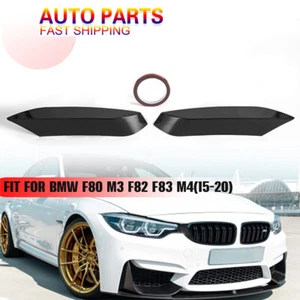 PARA BMW F80 M3 F82 F83 M4 FIBRA CARBONO PARACHOQUES DELANTERO VENTILACIÓN AIRE PÁRPADOS CUBIERTAS 15-18 - Imagen 1 de 10
