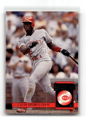 1994 Donruss #473 Jacob Brumfield Cincinnati Reds Baseball Card - Image 1 of 2