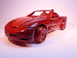 Vintage NOS 1980s WOOD Corvette stingray 80s chevrolet chevy corvette - Imagen 1 de 7