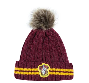 Harry Potter Gryffindor Pom Pom Beanie – Official Knit Hat Winter Warm Gift - Picture 1 of 8