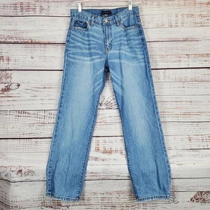 Pantalones de mezclilla Aeropostale retro rectos relajados algodón reciclado tiro alto medida 6 - Imagen 1 de 10