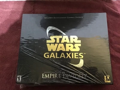 Star Wars Galaxies:  An Empire Divided (PC CD-ROM) 3-Disc Set , NEVER OPENED! - Image 1 of 4