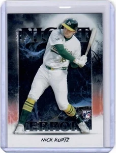 2025 Topps Update Nick Kurtz Night Terrors Insert Card Oakland Athletics - Bild 1 von 2