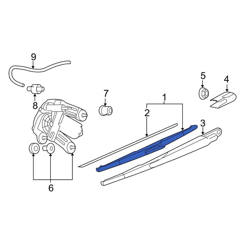 For Mini Cooper 2008-2014 Mini Rear Wiper Blade Foto 1 de 1