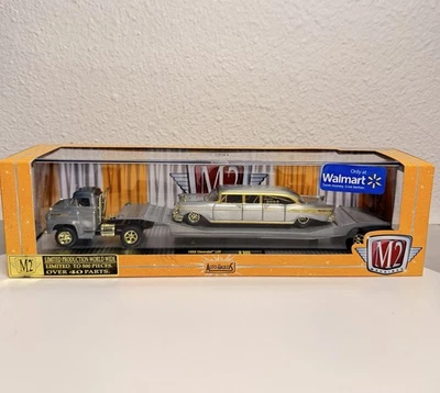 M2 Hauler Raw Chase 1958 Chevrolet LCF & 1957 Bel Air. Extremely Rare! 500 Pcs - Image 1 of 4