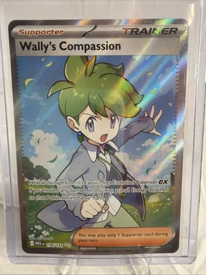 Wally's Compassion Mega Evolutions 176/132 Secret Rare Pokemon Card - Image 1 of 4