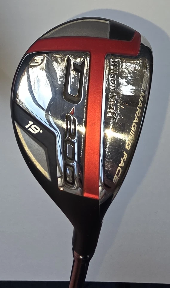 Wilson D200 3 Hybrid 19* UST Mamiya Elements Chrome 54FS Stiff Graphite Mens RH - Image 1 of 4