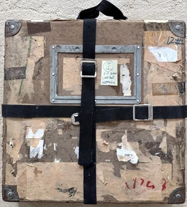 1.600' Antik 16mm Film Versandkarton (I) 2-3 ROLLEN Faserbehälter Sammlerstück - Bild 1 von 3