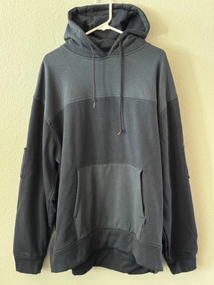 Bulwark Flame Resistant Hoodie Pullover Long Sleeve N. Blue/Gray Jacket Size XL - Image 1 of 4
