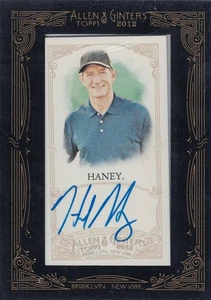 2012 Topps Allen & Ginter Framed Mini Auto #AGA-HH Hank Haney - Picture 1 of 1