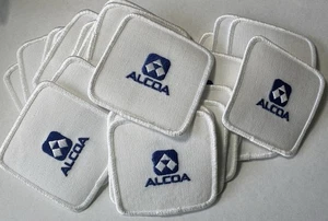 Vintage Lot Of 25 Alcoa Aluminum Company Logo Iron On Patch Business Auto Wheels - Picture 1 of 2