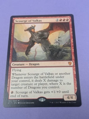 MTG Magic: Commander 2017: Scourge of Valkas #142/309 Mythic - NM - Image 1 of 2