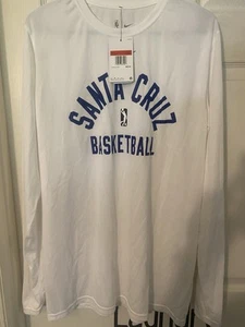 Nike Hombres G League NBA Santa Cruz Warriors Camiseta Manga Larga Talla Grande Alta - Imagen 1 de 4
