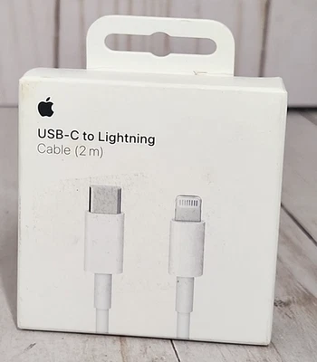 Genuine Apple USB-C To Lightning Cable 2 meter MW2R3AM/A A2441. New SEALED - Image 1 of 3