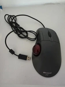Microsoft Trackball Optical Mouse 1.0 PS2/USB tested working LR023 - Picture 1 of 3