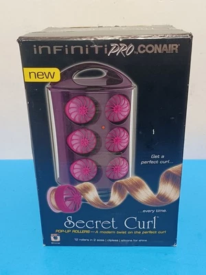 Conair Infiniti Pro секретный завиток 12 силиконовый Snap ролики бигуди▪︎новый в открытой коробке - Изображение 1 из 4