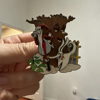 DISNEY 2003 NBC 13 TREATS 5 FRIGHTFUL WEEKS JACK ZERO ENCHANTED TREE LE 3500 PIN - Image 1 of 4